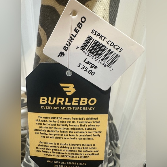 BURLEBO Mens NWT Classic Camo Tee Size Large - Picture 4 of 4